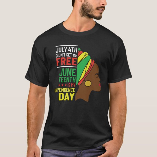 Afrikansk amerikansk design för svart historik, Äl T Shirt (Framsida)