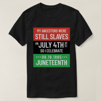 Afrikansk amerikansk design för svart historik Äls T Shirt