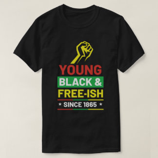 Afrikansk amerikansk design för svart historik Äls T Shirt