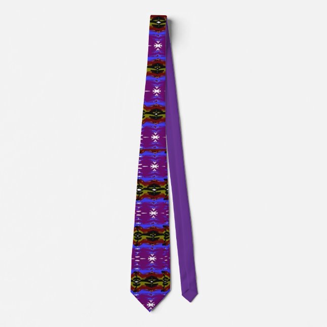 Afrikansk amerikansk designers lila slips (Framsida)