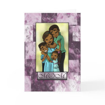Afrikansk amerikansk familj Mors dag