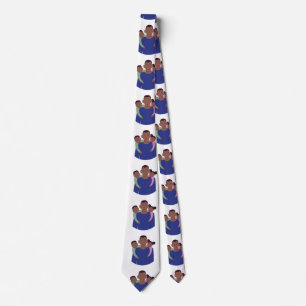 Afrikansk amerikansk Fars dag Neck Tie Slips