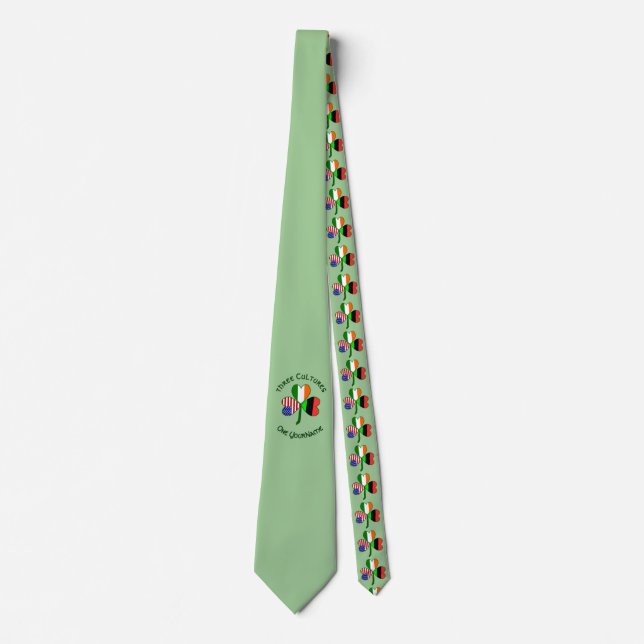 Afrikansk amerikansk Flagga Shamrock Slips (Framsida)