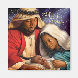 Afrikansk amerikansk Heliga - julgranar Magnet
