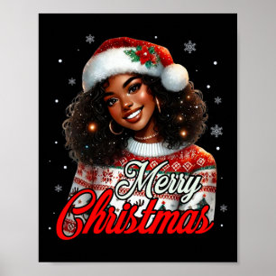Afrikansk amerikansk jul, svarta kvinnor Mamma Poster