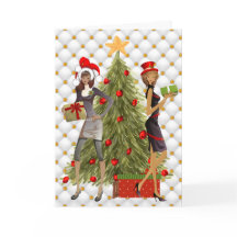 Afrikansk amerikansk julkort