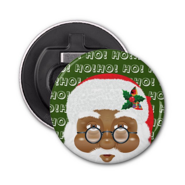 Afrikansk amerikansk Jultomten-jul, Helgdag Flasköppnare (Framsidan)