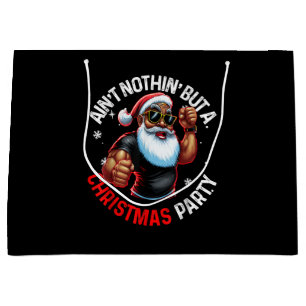 Afrikansk amerikansk Jultomten-jul Pajama