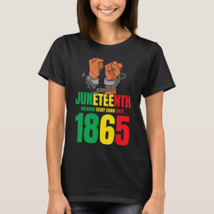 Afrikansk amerikansk Junetelfte brytningen i varte T Shirt