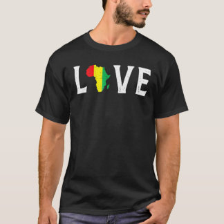 Afrikansk amerikansk kärlek i Svartahavshistorik i T Shirt