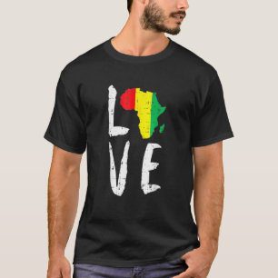 Afrikansk amerikansk kärlek i Svartahavshistorik T Shirt