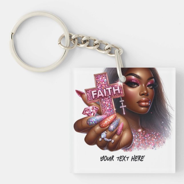 Afrikansk amerikansk kristen "Faith" inspiration (Framsidan)