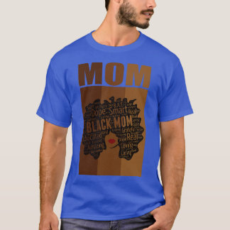 Afrikansk amerikansk Mamma Mors dag Afro T Shirt