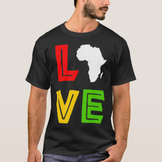 Afrikansk amerikansk månad vid Svarta världshistor T Shirt