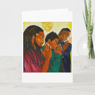 Afrikansk amerikansk Manar Praying Kort