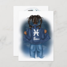 Afrikansk amerikansk Pisces Zodiac-Födelsedagsfest