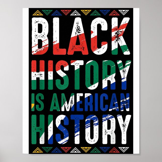 Afrikansk amerikansk Poster i Bhm History History (Framsidan)