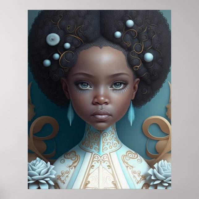 Afrikansk amerikansk prinsessa, Black Queen Poster (Framsidan)