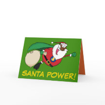 Afrikansk amerikansk Santa Superhjälte