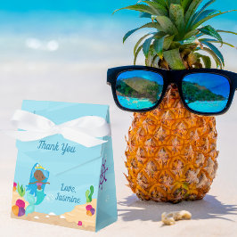 Afrikansk amerikansk Sjöjungfru Flick kalas Presentaskar