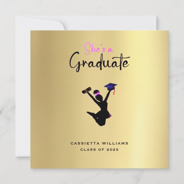 Afrikansk amerikansk Student Guld Meddelande (Framsida)