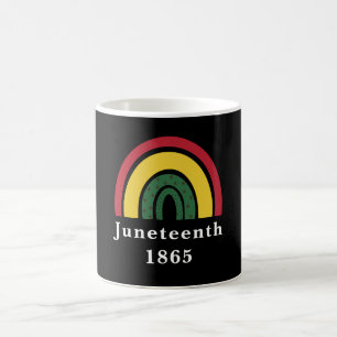 Afrikansk amerikansk svart historia 1865 kaffemugg