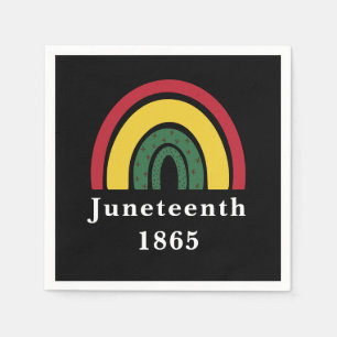 Afrikansk amerikansk svart historia 1865 pappersservett