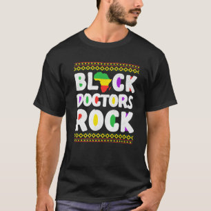 Afrikansk amerikansk svart Läkare Sten Junth T Shirt