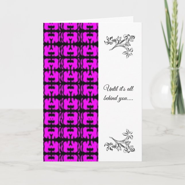 Afrikansk amerikansk sympati kort (Framsida)