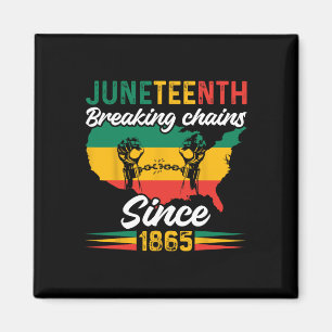 Afrikansk amerikansk tusendel 1865 svart historiem magnet