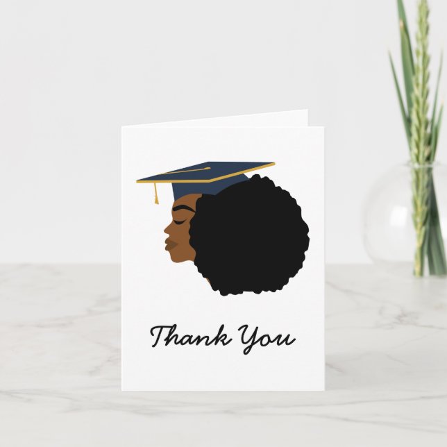 Afrikansk amerikansk Woman Studenten Tack (Framsida)