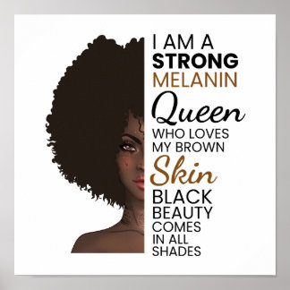 Afrikansk amerikansk Women Black inspirationsoffer Poster