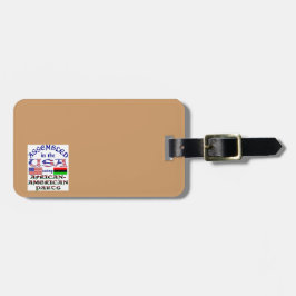 Afrikansk-amerikanska delar bagagebricka
