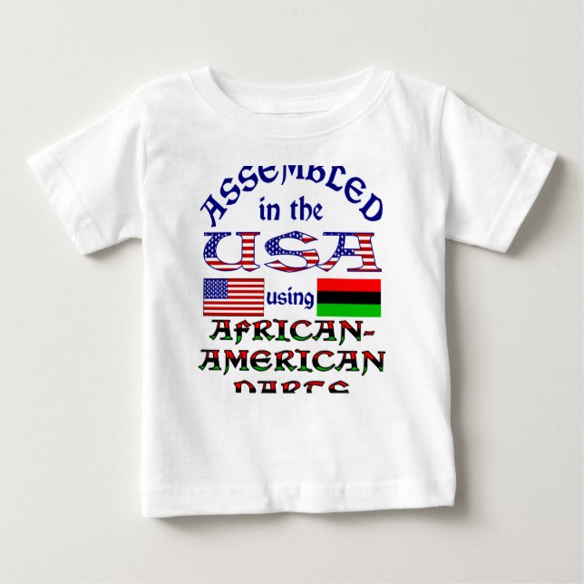 Afrikansk-amerikanska delar t shirt (Framsida)