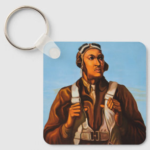 Afrikansk-amerikanska flygare Jaktpiloter från and Nyckelring