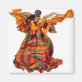 Afrikansk ängel i Orange Magnet