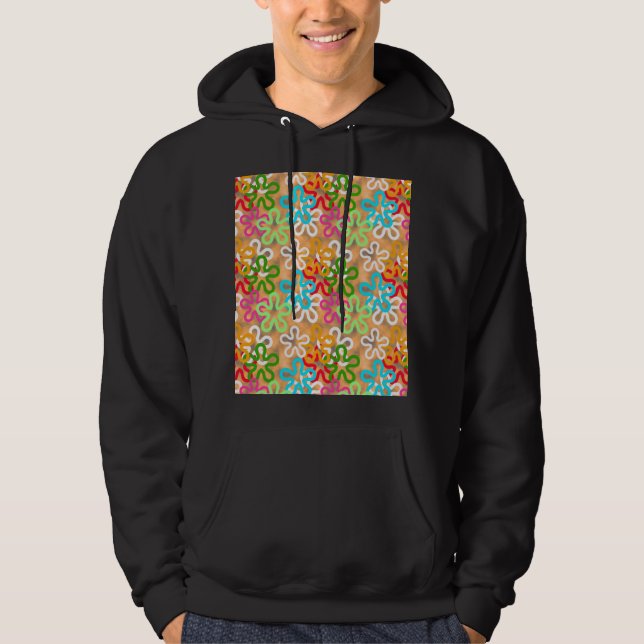 Afrikansk Ankara Mönster design Hoodie (Framsida)