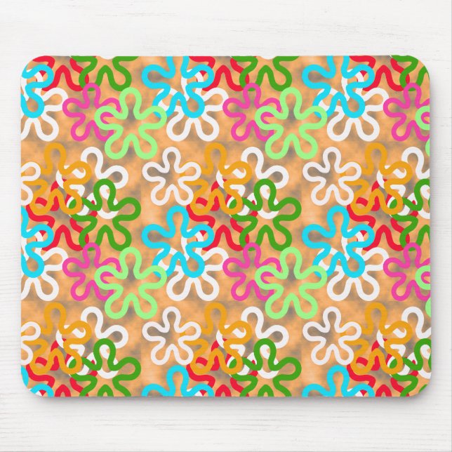 Afrikansk Ankara Mönster design Musmatta (Framsidan)