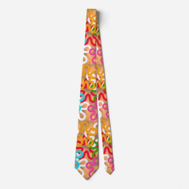 Afrikansk Ankara Mönster design Slips (Framsida)