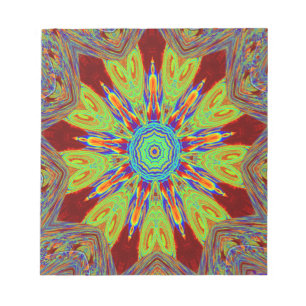 Afrikansk asiatisk europeisk etnisk mönster anteckningsblock