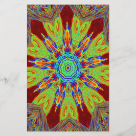 Afrikansk asiatisk europeisk etnisk mönster brevpapper