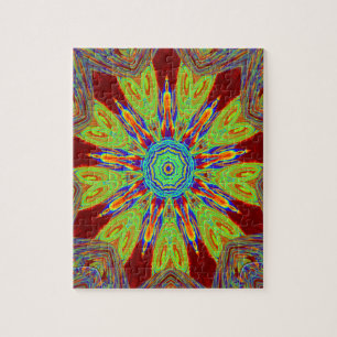 Afrikansk asiatisk europeisk etnisk mönster pussel