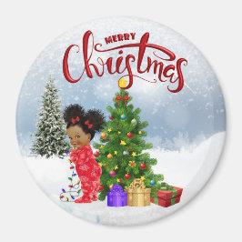 Afrikansk Baby-julgranen Magnet