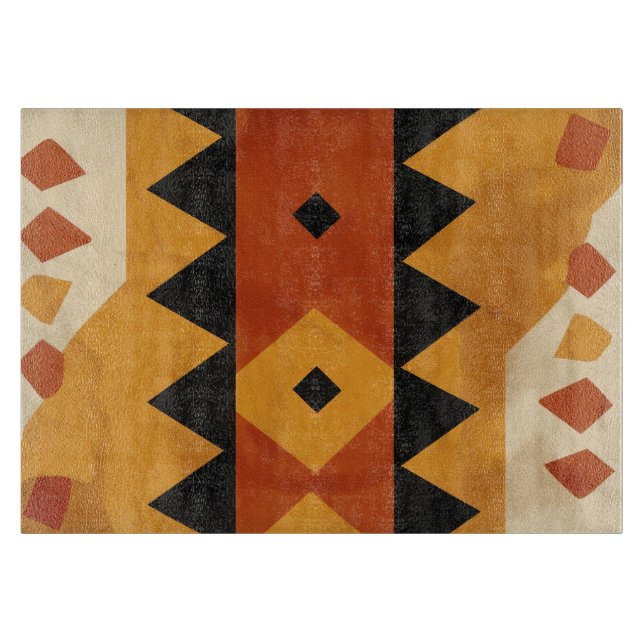 Afrikansk bakgrund i brunt och svart (Framsidan)