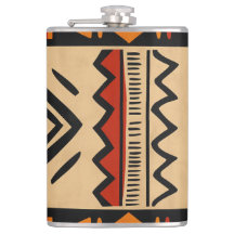 Afrikansk bakgrund i varmt färg