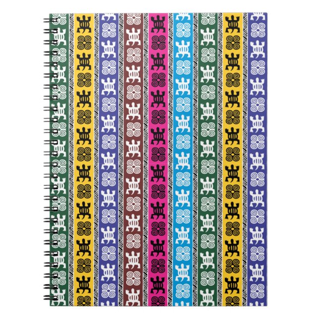 Afrikansk bärbara Inslag Anteckningsbok (Framsidan)