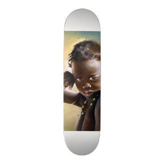 Afrikansk barnsommarSkateboard Old School Skateboard Bräda 21,6 Cm