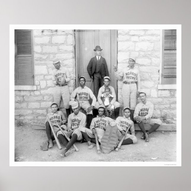 Afrikansk baseball 1900 poster (Framsidan)