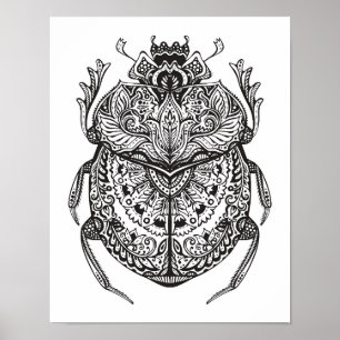 Afrikansk Beetle Zendoodle 2 Poster