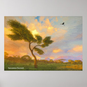 Afrikansk bild för Poster